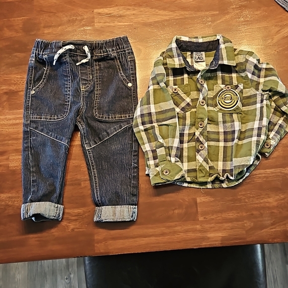 5/25$ Little Lad boy set size 12 months - Picture 1 of 2